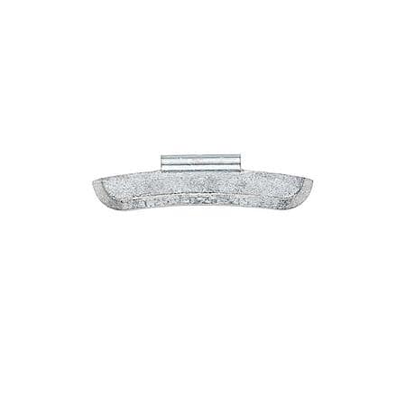 P-Series Uncoated Zinc (Zn) Passenger Knock-On Wheel Weight 2.5Oz.