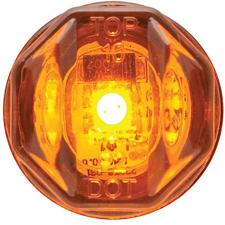 UNI-LITE 3/4" AMBER LED MARKER/CLEARANCE LIGHTS WITH GROMMET P2 RATED