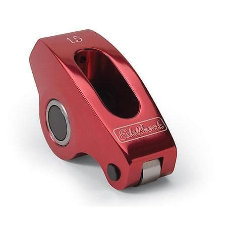 Red Roller Rockers for Small-Block Chevy 3/8 stud 1.5:1 (Qty 1)