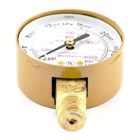 Regulator Gauge, 2 Inch, 0-4000 PSI
