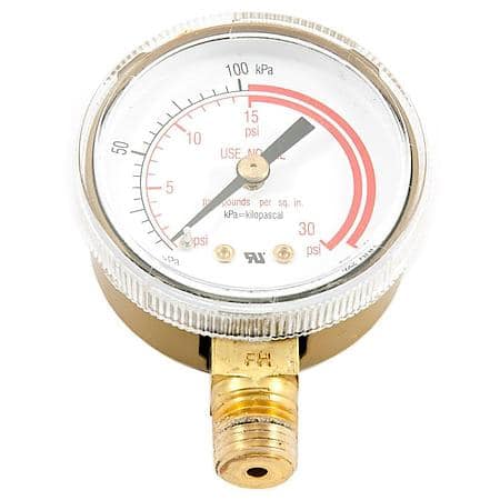 Regulator Gauge, 2 Inch, 0-30 PSI