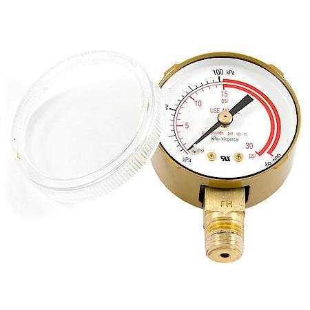 Regulator Gauge, 2 Inch, 0-30 PSI