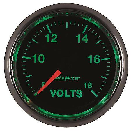 Gauge; Voltmeter; 2 1/16"; 18V; Digital Stepper Motor; GS