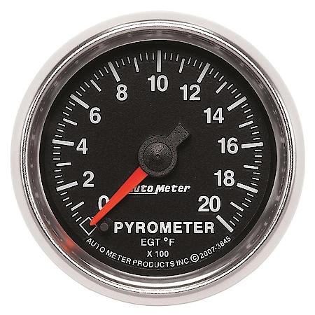 Gauge; Pyrometer (EGT); 2 1/16"; 2000 Deg. F; Digital Stepper Motor; Gs
