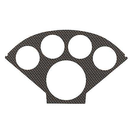 Faceplate For 2207; Optional; Silver Carbon Look