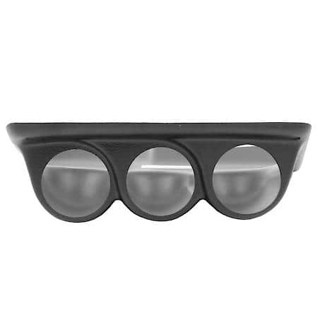 Gauge Mount; Dash Console Lower; Triple; 2 1/16"; Ford Super Duty 99-04
