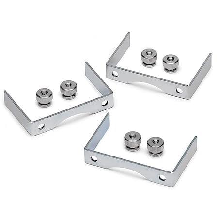 Gauge Bracket Kit; 2 5/8"; Aluminum; Qty 3