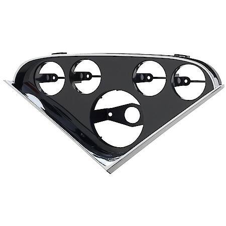 Gauge Mount; Direct Fit Dash Panel; (3 3/8"; 2 1/16" X4); Chevy Truck 55-59
