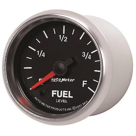 Gauge; Fuel Level; 2 1/16"; 0-280O Programmable; GS
