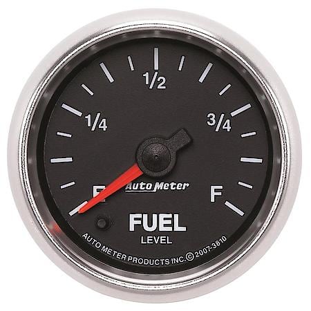 Gauge; Fuel Level; 2 1/16"; 0-280O Programmable; GS