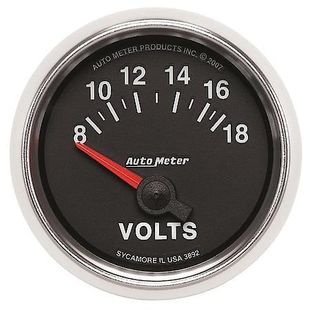 Gauge; Voltmeter; 2 1/16"; 18V; Electric; GS