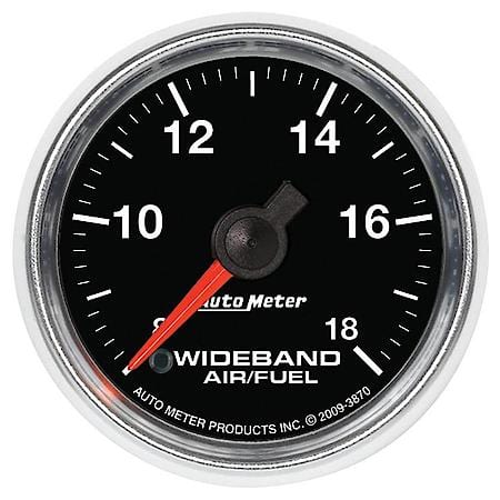 Gauge; Air/Fuel Ratio-Wideband; Analog; 2 1/16"; 8 1-18 1; Stepper Motor; GS