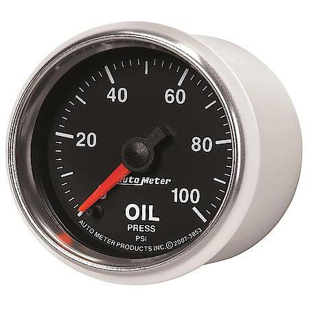 Gauge; Oil Pressure; 2 1/16"; 100 PSI; Digital Stepper Motor; Gs