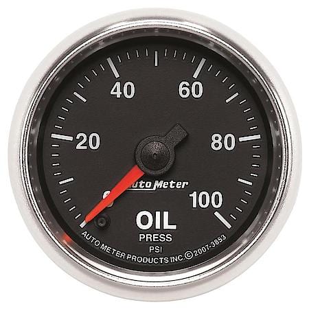 Gauge; Oil Pressure; 2 1/16"; 100 PSI; Digital Stepper Motor; Gs
