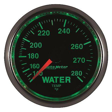 Gauge; Water Temperature; 2 1/16"; 140-280 Deg. F; Mechanical; Gs