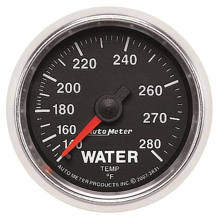 Gauge; Water Temperature; 2 1/16"; 140-280 Deg. F; Mechanical; Gs