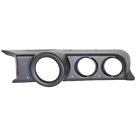 Gauge Mount; Dash Top; Triple; (5" Pedestal Tach; 2 5/8 in.X2); Mustang 87-93 Fox