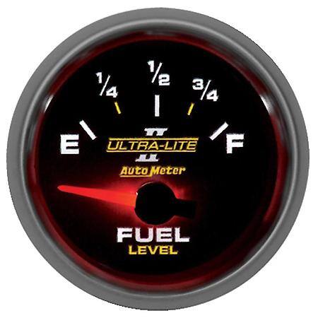 Gauge; Fuel Level; 2 1/16"; 0Oe To 90Of; Electric; Ultra-Lite II
