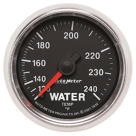 Gauge; Water Temperature; 2 1/16"; 120-240 Deg. F; Mechanical; GS