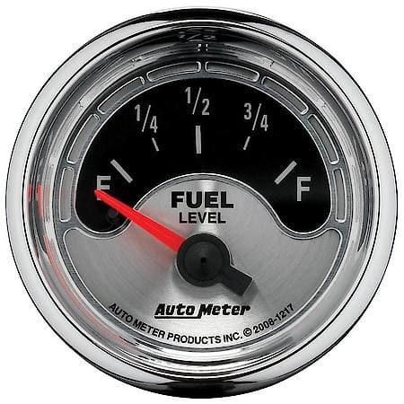 Gauge; Fuel Level; 2 1/16"; 240Oe To 33Of; Electric; American Muscle