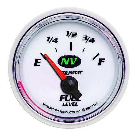 Gauge; Fuel Level; 2 1/16"; 0Oe To 90Of; Electric; NV