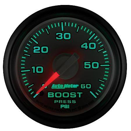 Gauge; Boost; 2 1/16"; 60 PSI; Mechanical; Ram Gen 3 Factory Match