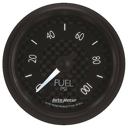 Gauge; Fuel Pressure; 2 1/16"; 100 PSI; Digital Stepper Motor; GT