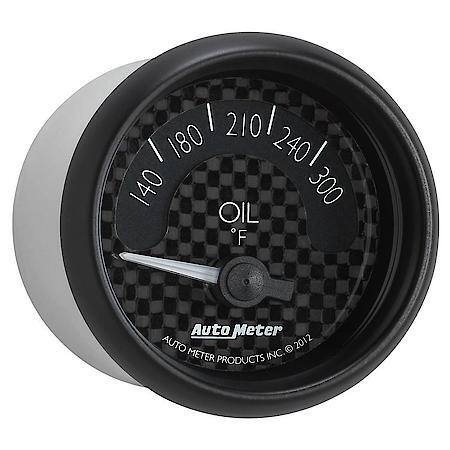 Gauge; Oil Temperature; 2 1/16"; 300 Deg. F; Electric; GT