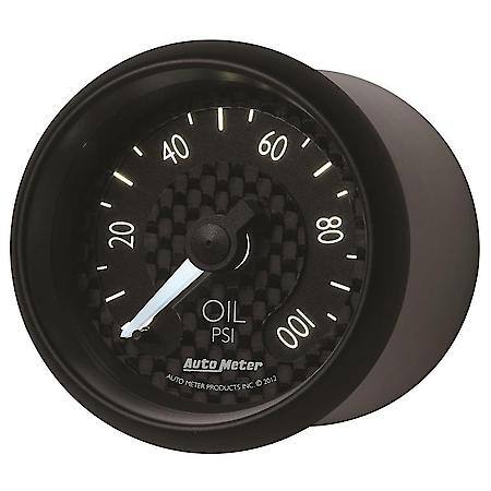 Gauge; Oil Press; 2 1/16"; 100 PSI; Mechanical; GT