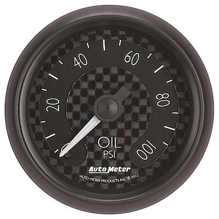 Gauge; Oil Press; 2 1/16"; 100 PSI; Mechanical; GT