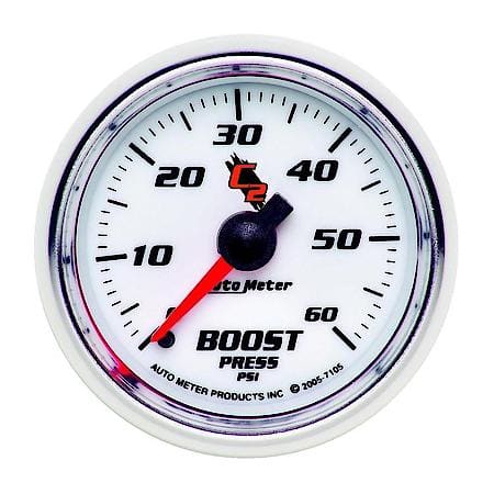 Gauge; Boost; 2 1/16"; 60 PSI; Mechanical; C2