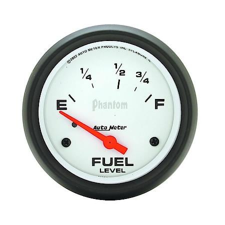Gauge; Fuel Level; 2 5/8"; 73Oe To 10Of; Electric; Phantom