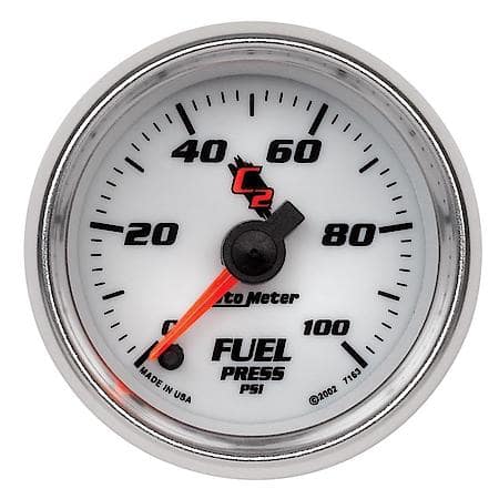 Gauge; Fuel Pressure; 2 1/16"; 100 PSI; Digital Stepper Motor; C2