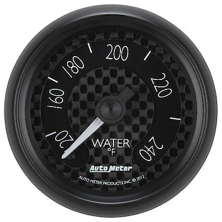 Gauge; Water Temperature; 2 1/16"; 240 Deg. F; Mechanical; GT