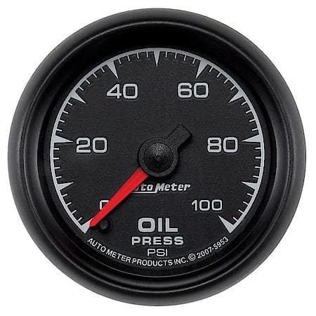 Gauge; Oil Pressure; 2 1/16"; 100 PSI; Digital Stepper Motor; ES