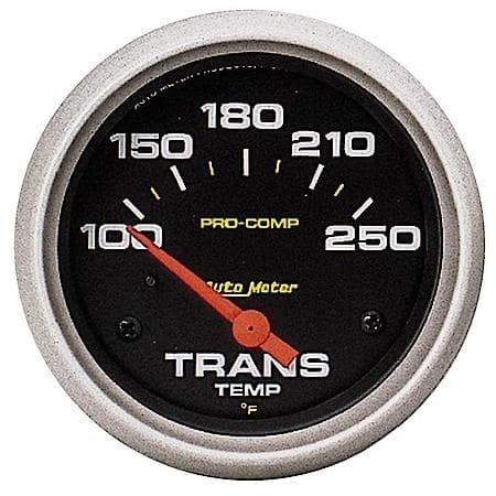 Gauge; Trans Temperature; 2 5/8"; 100-250 Deg. F; Electric; Pro-Comp