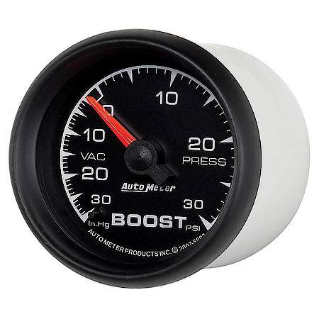 Gauge; Vac/Boost; 2 1/16"; 30Inhg-30 PSI; Mechanical; ES