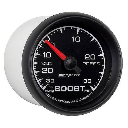 Gauge; Vac/Boost; 2 1/16"; 30Inhg-30 PSI; Mechanical; ES