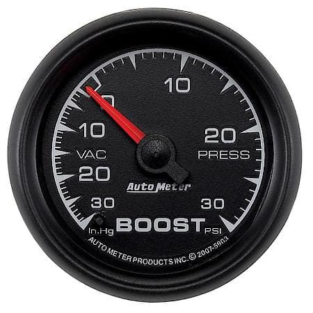 Gauge; Vac/Boost; 2 1/16"; 30Inhg-30 PSI; Mechanical; ES