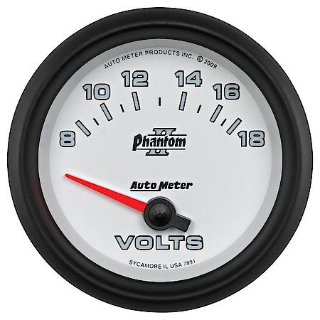 Gauge; Voltmeter; 2 5/8"; 18V; Electric; Phantom II
