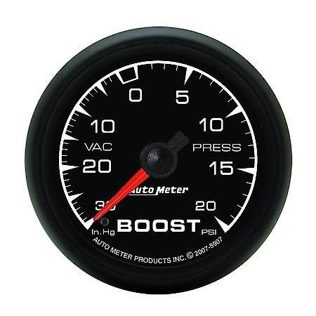 Gauge; Vac/Boost; 2 1/16"; 30Inhg-20 PSI; Mechanical; ES