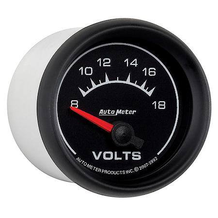 Gauge; Voltmeter; 2 1/16"; 18V; Electric; ES