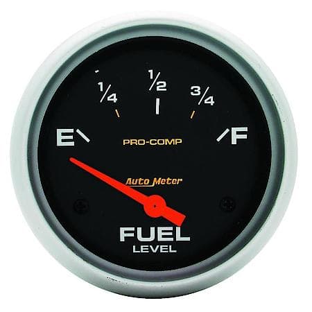 Gauge; Fuel Level; 2 5/8"; 0Oe To 90Of; Electric; Pro-Comp