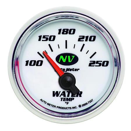 Gauge; Water Temperature; 2 1/16"; 100-250 Deg. F; Electric; NV