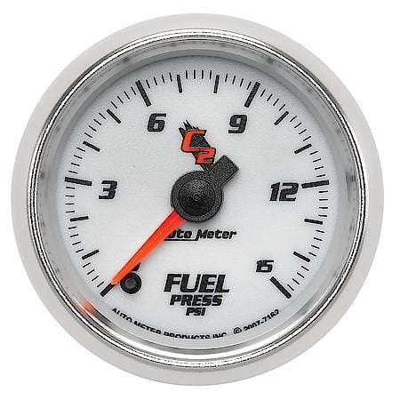 Gauge; Fuel Pressure; 2 1/16"; 15 PSI; Digital Stepper Motor; C2