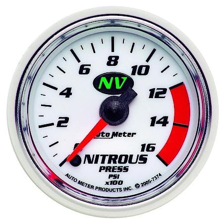 Gauge; Nitrous Pressure; 2 1/16"; 1600 PSI; Digital Stepper Motor; NV