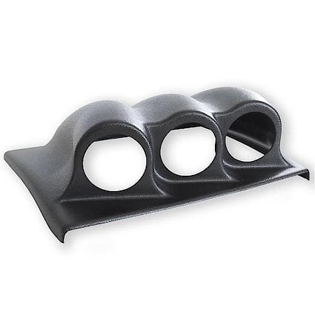 Gauge Mount; Direct Fit Dash Top; Triple; 2 1/16"; Wrangler JK 07-10