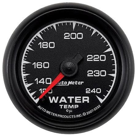 Gauge; Water Temperature; 2 1/16"; 120-240 Deg. F; Mechanical; ES