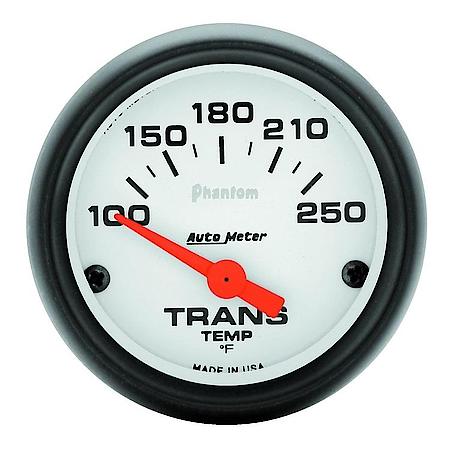 Gauge; Transmission Temperature; 2 1/16"; 100-250 Deg. F; Electric; Phantom