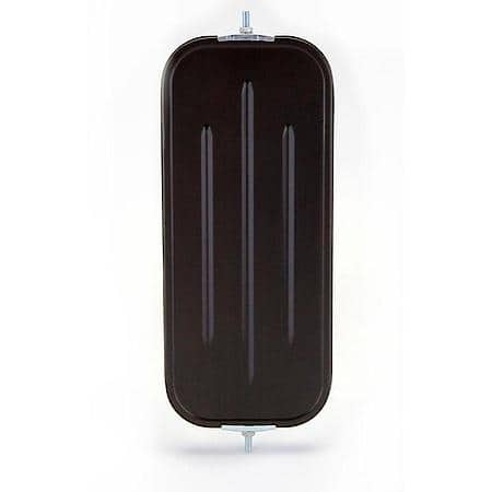 OEM-Style Flat Ribbed-Back West Coast Mirror, Black